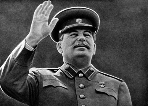 Сталин на трибуне Мавзолея